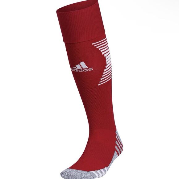 Adidas Team Speed Pro OTC Men's Size Medium 5-8.5 Over The Calf Soccer Socks Red - Picture 1 of 4
